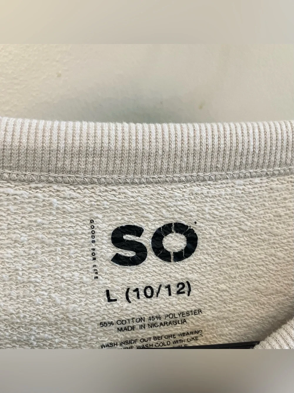 SO crewneck sweater